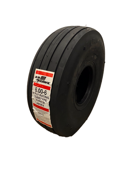 Air Hawk 6.00x6 - 6 Ply Tire