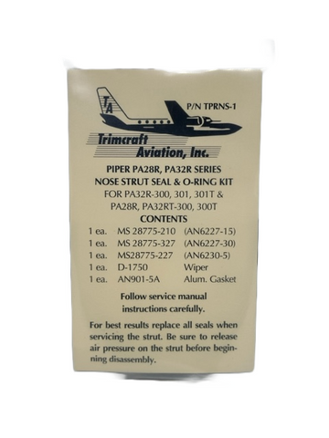 Trimcraft Aviation Piper PA-28R & PA-32R Nose Strut Seal Kit TPRNS-1